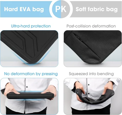 Vista 7 de Smatree Funda rígida de EVA de 16 pulgadas para portátil de juegos Alienware 16 Area-51 Compatible con portátil para juegos Alienware 16 Area-51