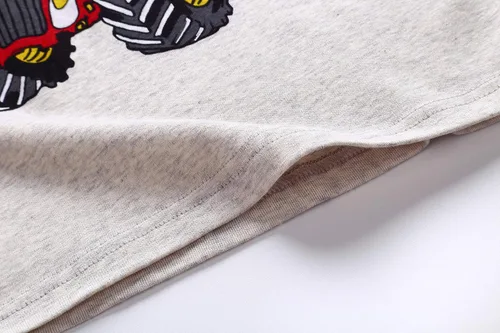 Vista 4 de Conjunto de pijamas de manga larga para niños pequeños, 100% algodón, ropa de dormir para niños pequeños