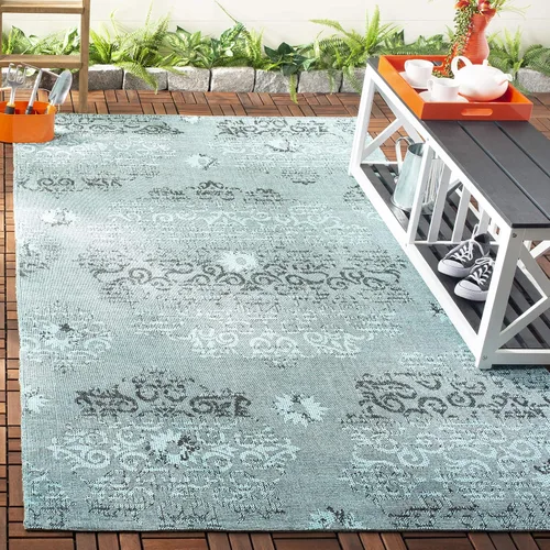 Vista 19 de SAFAVIEH Palazzo Collection - Alfombra decorativa de 2 x 3 pies 6 pulgadas, diseño envejecido, no desprende pelusa y es de fácil cuidado, ideal