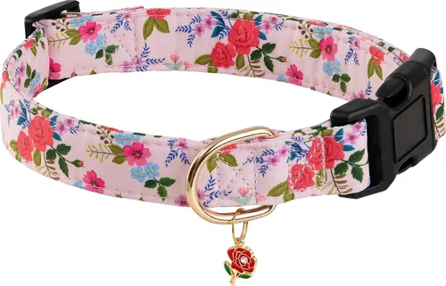 Vista 9 de PREHAI Collar de Algodón Lindo para Perros Pequeños, Medianos y Grandes, Diseño Especial Collar Amarillo Lindo de Abeja para Perros Chicos y Niñas