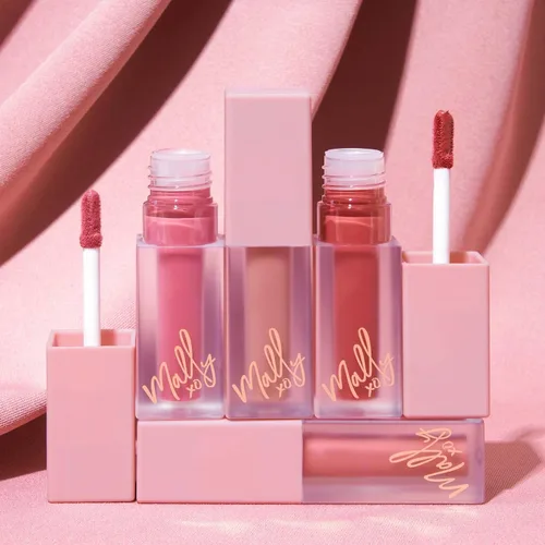 Vista 3 de Mally Beauty Liquid Luxury Matte - Berry - Color de labios líquido mate de larga duración - Fórmula no seca