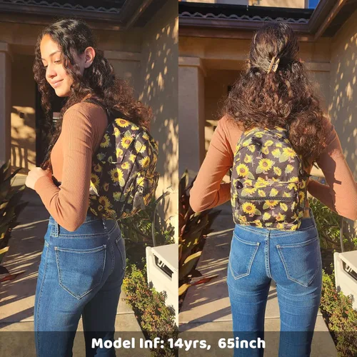 Vista 4 de Choco Mocha Mochila pequeña para niñas y mujeres de 11 pulgadas