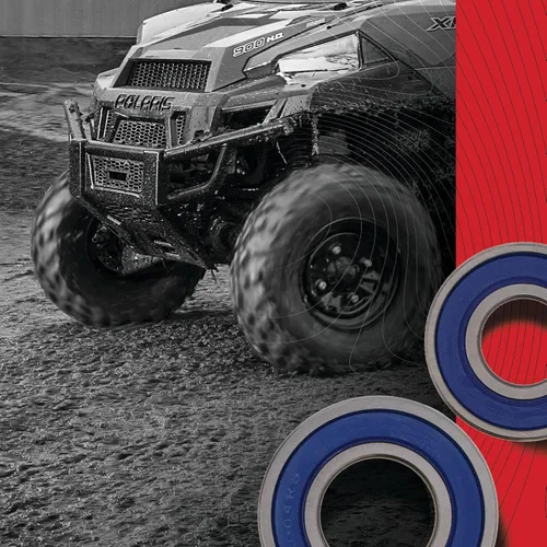 Vista 5 de All Balls Kit de juntas de rodamiento de rueda compatible con/repuesto para Arctic Cat Kawasaki Suzuki, 25-1042