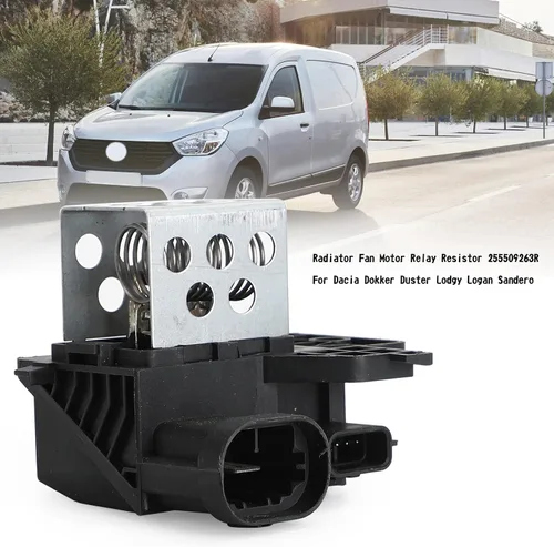 Vista 5 de Topteng Resistencia de relé del motor del ventilador del radiador de coche 255509263R se adapta a DACIA DOKKER 2012+, LODGY 2012+, SANDERO 2012+