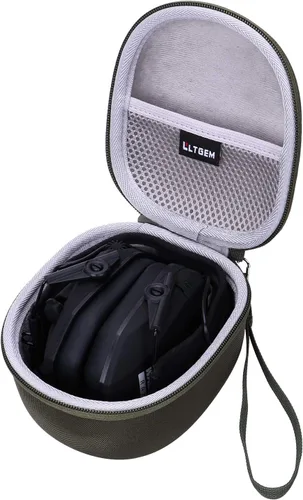 Vista 8 de LTGEM - Funda para orejeras delgadas de Walker's Razor, bolsa de transporte protectora de viaje de almacenamiento duro