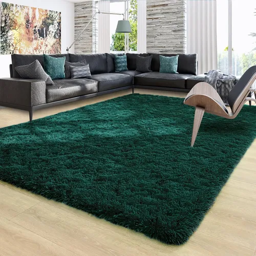 Vista 26 de Ompaa Alfombra Esponjosa, Alfombras de Área Súper Suaves y Peludas para Dormitorio y Sala de Estar - 6' x 9' Alfombra Grande de Felpa Peluda Shag