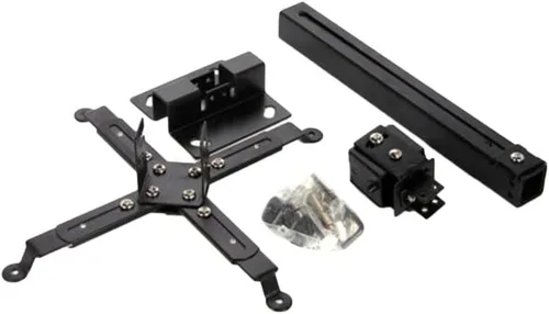 Vista 5 de zlw-shop Projector Stand Projector Bracket Portable Adjustable Projector Ceiling Wall Mount Projection Swivel Mount Holde Projector Mount Bracket