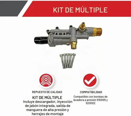 Vista 2 de Simpson - Kit de repuesto para bombas de lavado a presión de tecnologías OEM