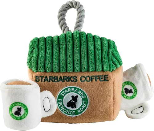 Vista 23 de Haute Diggity Dog Barkbells Pawtein Bar - Juguete de peluche para perros pequeños, medianos y grandes, juguetes interactivos divertidos