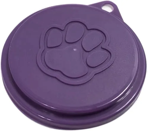 Vista 4 de Medsuo 4 fundas para latas de comida para mascotas, tapas de plástico para latas, para perros, gatos, cachorros, cubiertas de lata selladas