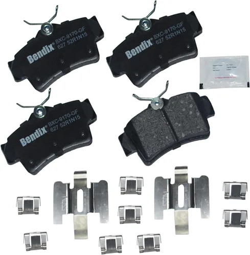 Vista 303 de Bendix Priority1 CFC154 - Juego de pastillas de freno de disco para Avanti II, Century, LeSabre, Regal, Riviera, chasis comercial, DeVille