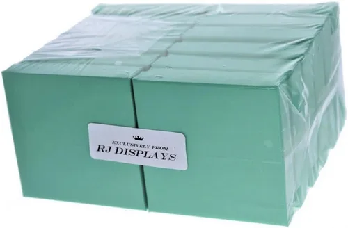 Vista 4 de R J Displays - Paquete de 12 cajas de regalo de papel de color huevo de petirrojo verde azulado relleno de algodón, regalo y venta al por menor, día