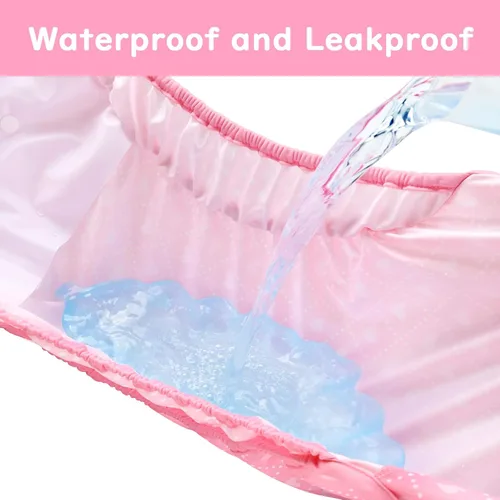 Vista 2 de Littleforbig Funda de pañal para adultos de tela impermeable reutilizable lavable ajustable - Blushing Baby S