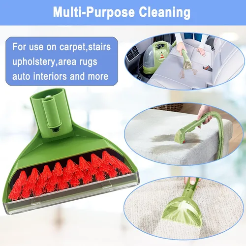 Vista 4 de 1400B Little Green 1400B - Cepillo desmontable resistente para manchas de 5.3 pulgadas, repuesto para limpiadores de alfombras verticales