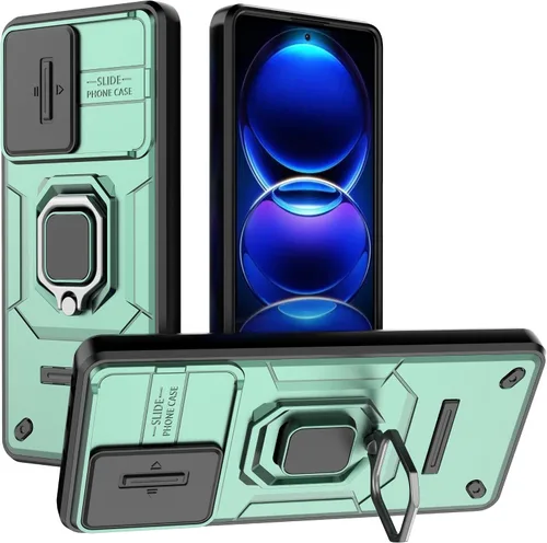 Vista 28 de Funda de teléfono móvil para Xiaomi Redmi A3/Xiaomi Poco C61 Soporte de coche Soporte Ventana corredera Cubierta protectora a prueba de golpes