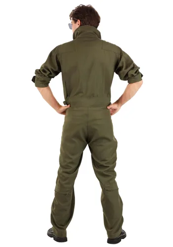 Vista 16 de Disfraz Premium de Mono de Vuelo Top Gun para Hombre Multicolor
