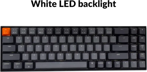 Vista 7 de Keychron K14 70% diseño de 72 teclas Bluetooth inalámbricoUSB con cable mecánico para juegos para Mac con interruptor Gateron G Pro
