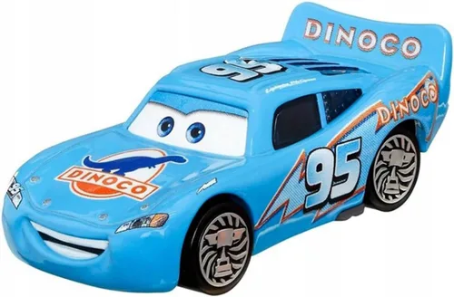 Vista 2 de Disney Pixar Cars Bling Bling Lightning McQueen - Serie de metal a escala 1:55