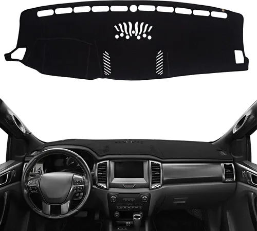 Vista 24 de Cubierta de Salpicadero Alfombrilla de Tablero Compatible con Ford F-150 2014-2009 (Sin Modelos HUD), Alfombrilla Antirreflejos para Salpicadero