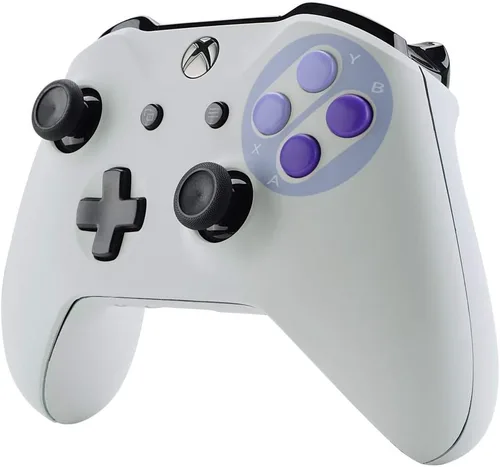 Vista 5 de eXtremeRate Classics SNES Style Soft Touch Front - Carcasa de repuesto para mando Xbox One S X y Xbox One X (modelo 1708)
