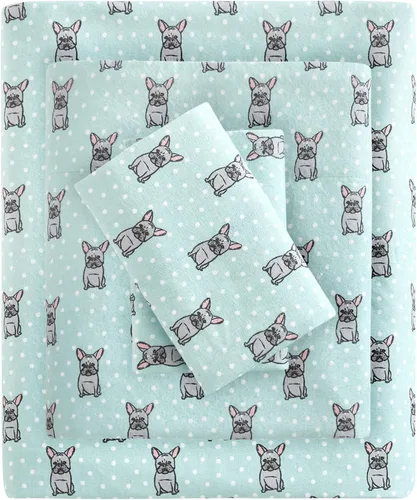 Vista 39 de True North by Sleep Philosophy - Juego de sábanas de franela, 100% de algodón, cómodo, bonito y muy suave, bolsillo elástico para colchones de hasta