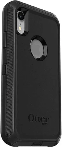 Vista 3 de OtterBox Defender Series - Funda solo para iPhone XR, solo funda, embalaje no minorista, color negro
