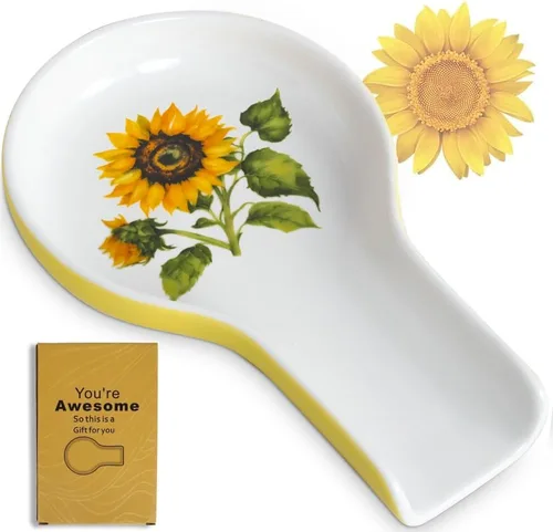Vista 13 de Soporte para cuchara de cerámica para decoración de cocina, soporte