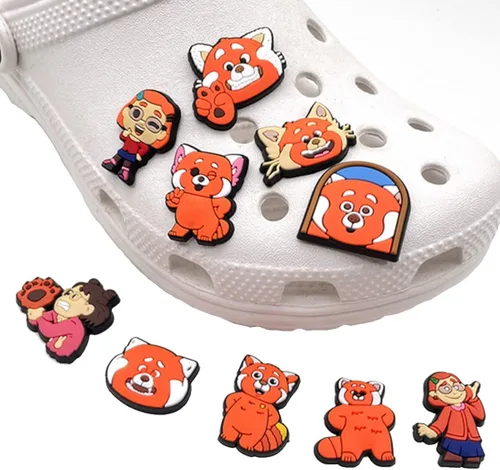 Vista 4 de Dijes para zapatos de cocodrilo, accesorios de decoración de fiesta de zapatos de anime, regalo para niños, niñas, mujeres y hombres