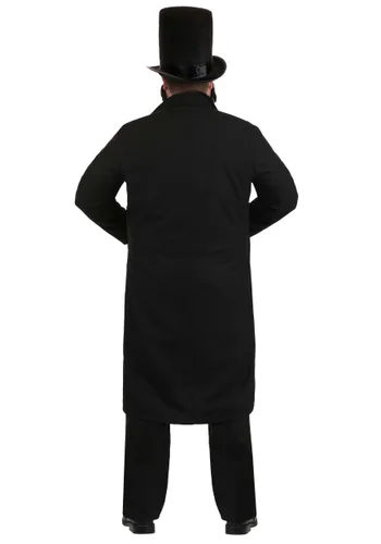 Vista 2 de Disfraz de Presidente Abe Lincoln Talla Plus para Hombre Multicolor