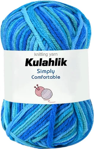 Vista 113 de 50g (1x50g) Hilo Acrílico para Crochet y Tejido, Hilo Degradado Colorido, 1 Rollo de Madejas, Hilo Acrílico Multicolor, Perfecto para Proyectos