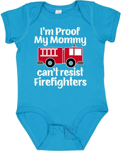 Vista 11 de inktastic Body para bebé bombero y papá bombero 0040 Negro