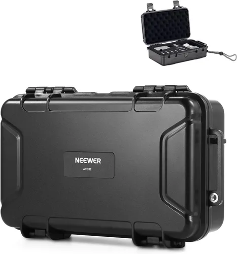 Vista 15 de NEEWER Bolsa de transporte para bolsillo 4 bolsillos 3, protección a prueba de polvo, a prueba de salpicaduras, absorción de golpes, resistente a