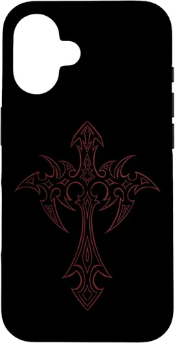 Vista 32 de Y2k Mall Goth Grunge Aesthetic Gothic Cross Case for iPhone 17
