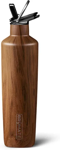 Vista 12 de BrüMate ReHydration - Botella de agua aislada 100% a prueba de fugas de 25 onzas con pajilla, cantimplora de agua de acero inoxidable (negro mate)