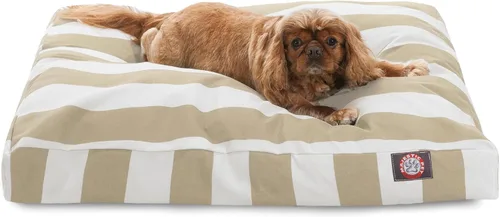 Vista 33 de Majestic Pet Cama rectangular grande para perros con rayas lavable, cama antideslizante y cómoda para mascotas, cama para perros con funda extraíble