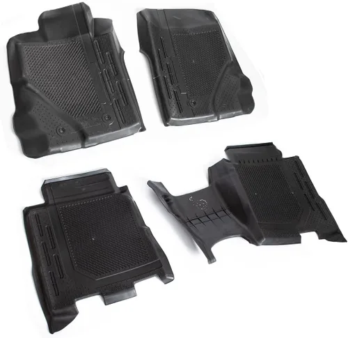 Vista 5 de N2DZ-7813086-RA 4 revestimientos de goma para piso hechos para Bronco Raptor de 4 puertas 2021-2023