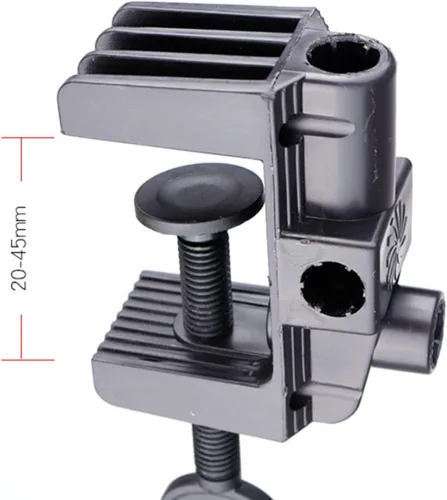 Vista 4 de HIHELO Proyector de trípode de proyección de doble sección en voladizo plegable universal de escritorio, proyección de techo general de 0.236 in 1
