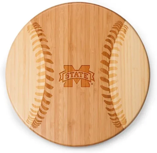 Vista 18 de PICNIC TIME NCAA Arizona Wildcats Homerun! Bamboo Cutting Board with Team Logo