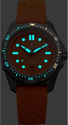 Vista 2 de BOLDR Odyssey Freediver Reloj Naranja cítrico