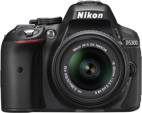 Vista 5 de Nikon D5300 24.2 MP CMOS Cámara Digital SLR con Wi-Fi Integrado y GPS Solo Cuerpo (Roja)