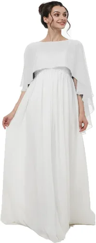 Vista 4 de Chales y envolturas transparentes para vestidos de noche, capas de gasa para mujer, cubierta suave para boda