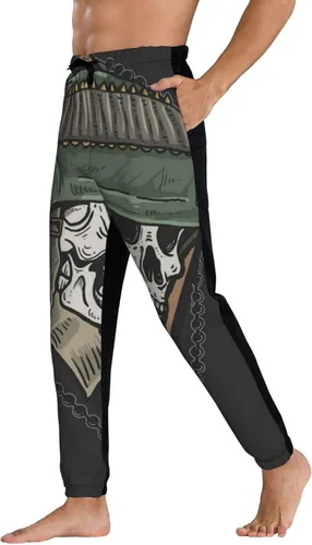 Vista 4 de Men's Sweatpants Casual Joggers Track Pants Sports Trousers with Pockets