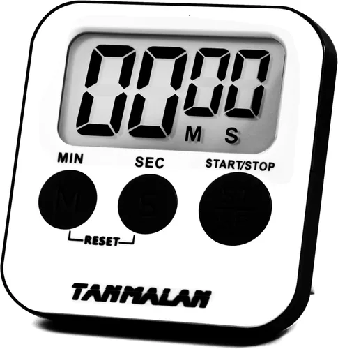 Vista 2 de Tanmalan Temporizador de Cocina para Cocina Alarma Fuerte, Pantalla Grande, Alarma Fuerte de Memoria Automática, Pantalla Grande, Botón Grande