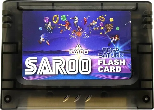Vista 2 de Kaico Sega Saturn Saroo - Carro flash con tarjeta micro SD de 8 GB, SS