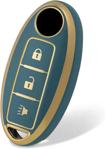Vista 41 de Funda protectora inteligente de termoplástico con 4 botones para llave de Hyundai; funda compatible con los modelos Elantra, Ioniq, Sonata, Tucson