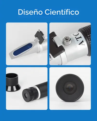 Vista 7 de LOHAND Refractómetro Brix con compensación de temperatura automática (ATC), medición de precisión del contenido de azúcar para vino/fruta/bebida