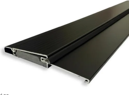 Vista 2 de KC Hardware - Umbral de puerta exterior de 5 5/16 pulgadas, para exteriores, resistente, ajustable, de aluminio, resistente a la intemperie, fácil