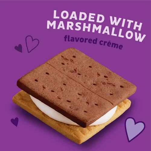 Vista 2 de Annie's Organic Graham Sandwich Cookies, S'mores, 12 unidades, 8 onzas