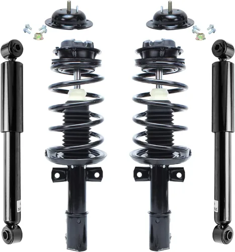 Vista 43 de Detroit Axle - Kit de amortiguadores de 4 puntales para Ford Escape 14-19, 2 puntales delanteros con resorte helicoidal 2 amortiguadores traseros