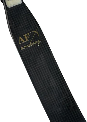 Vista 4 de AF Archery SiCai 3K WhiteIce Arco recurvo tradicional de 57 pulgadas de arco largo laminado arco largo para entusiastas del tiro con arco